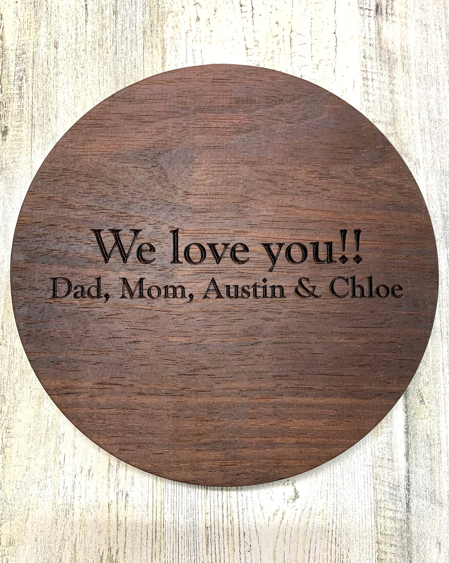 Walnut Valet Tray For Baseball Fan